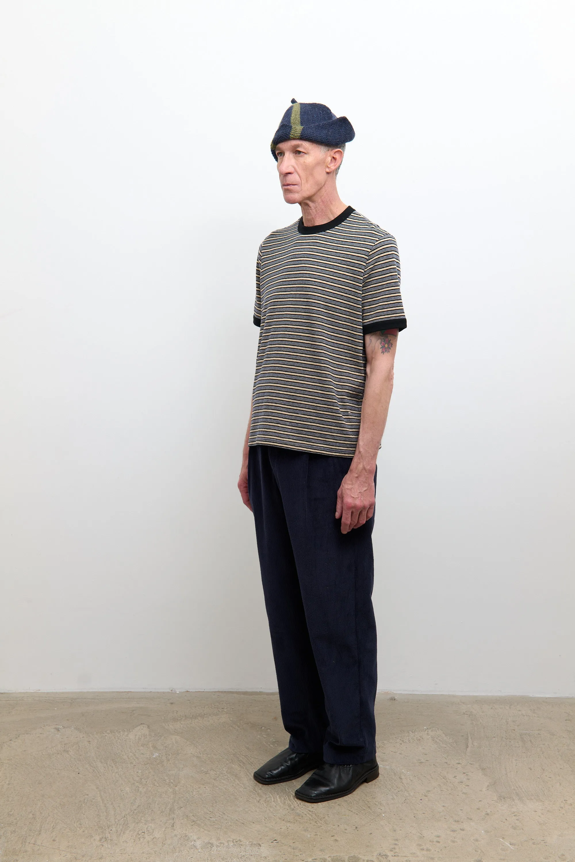 Unisex Short Sleeve T Shirt - Blue Stripe sold by Cawley product image thumbnail 2