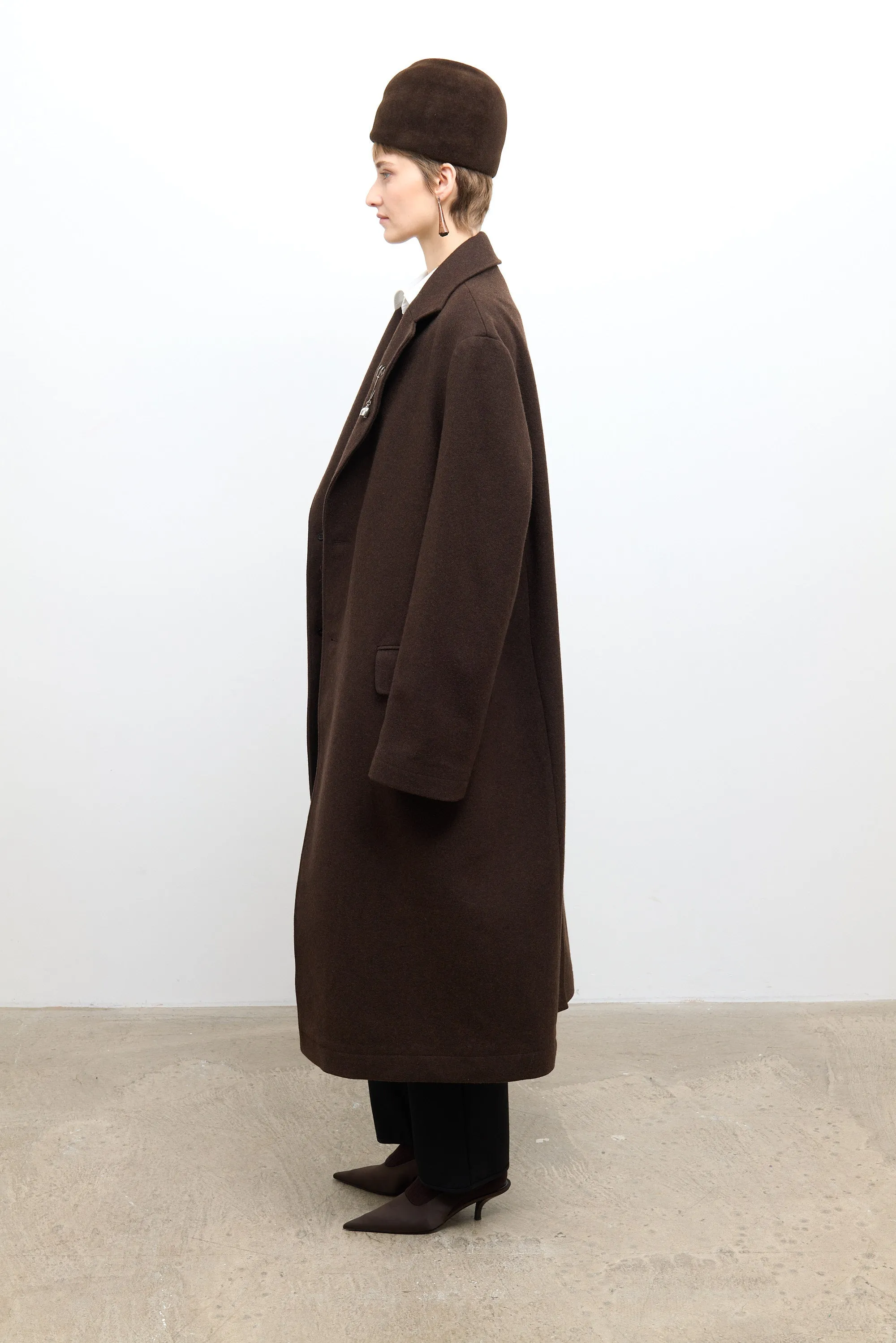 Womens Morris Coat - Clove Wool sold by Cawley product image thumbnail 4