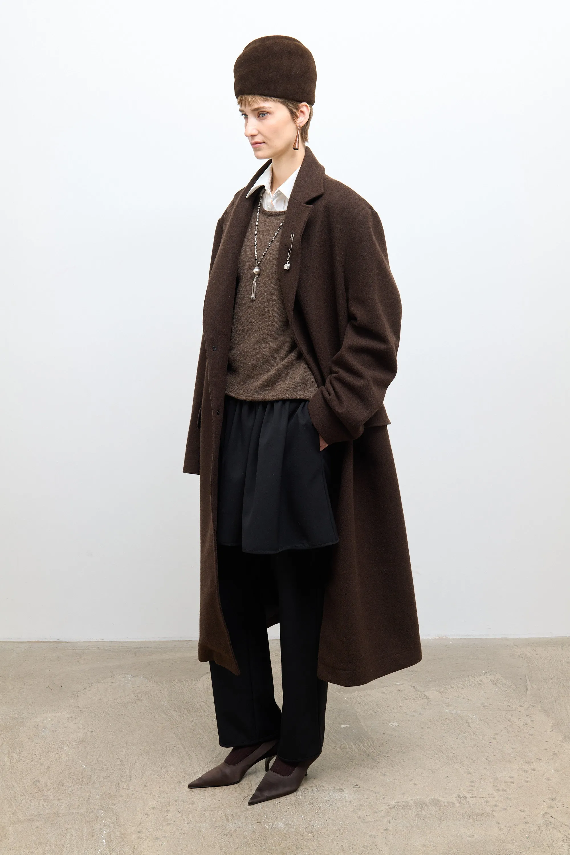 Womens Morris Coat - Clove Wool sold by Cawley product image thumbnail 2