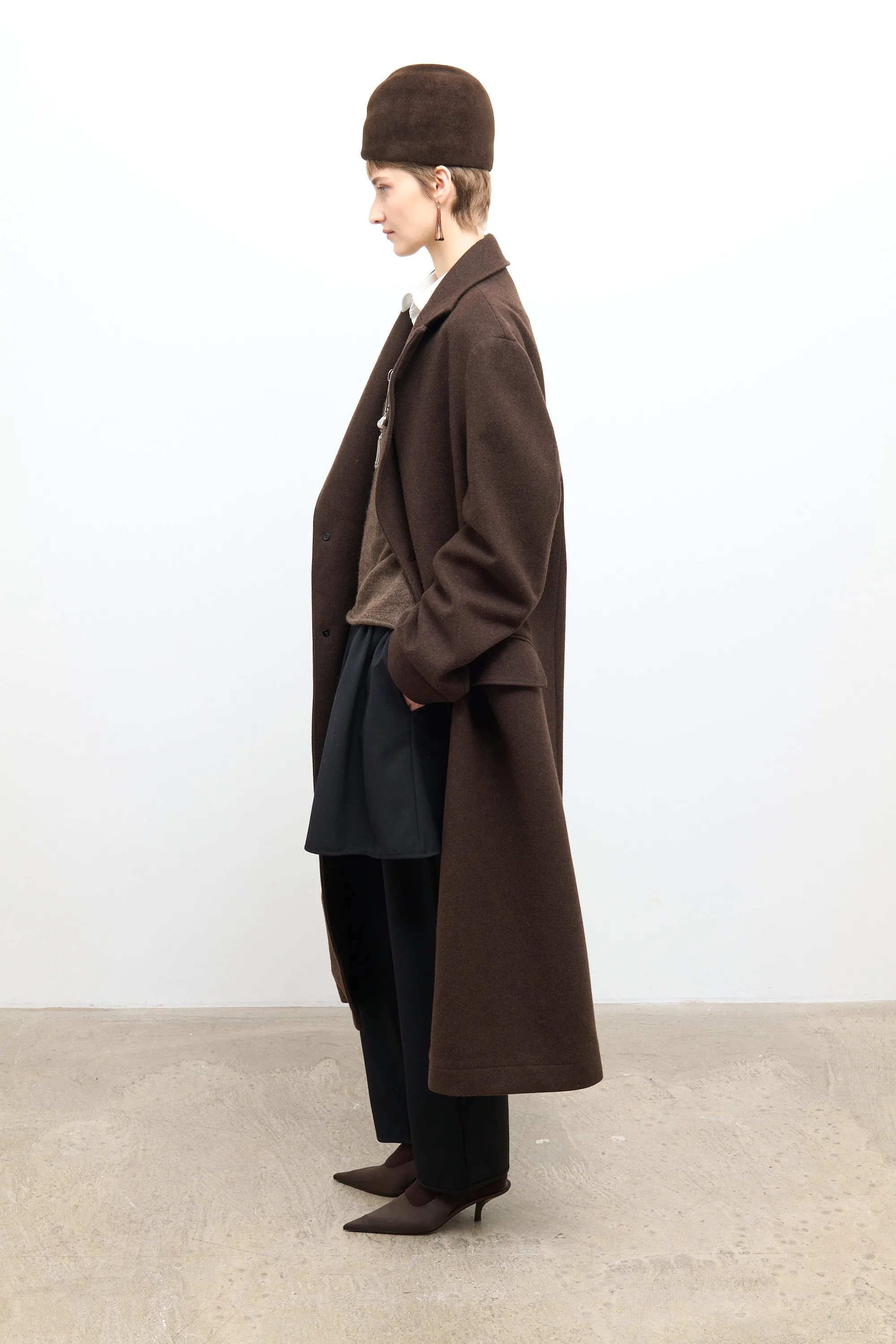 Womens Morris Coat - Clove Wool sold by Cawley product image thumbnail 3