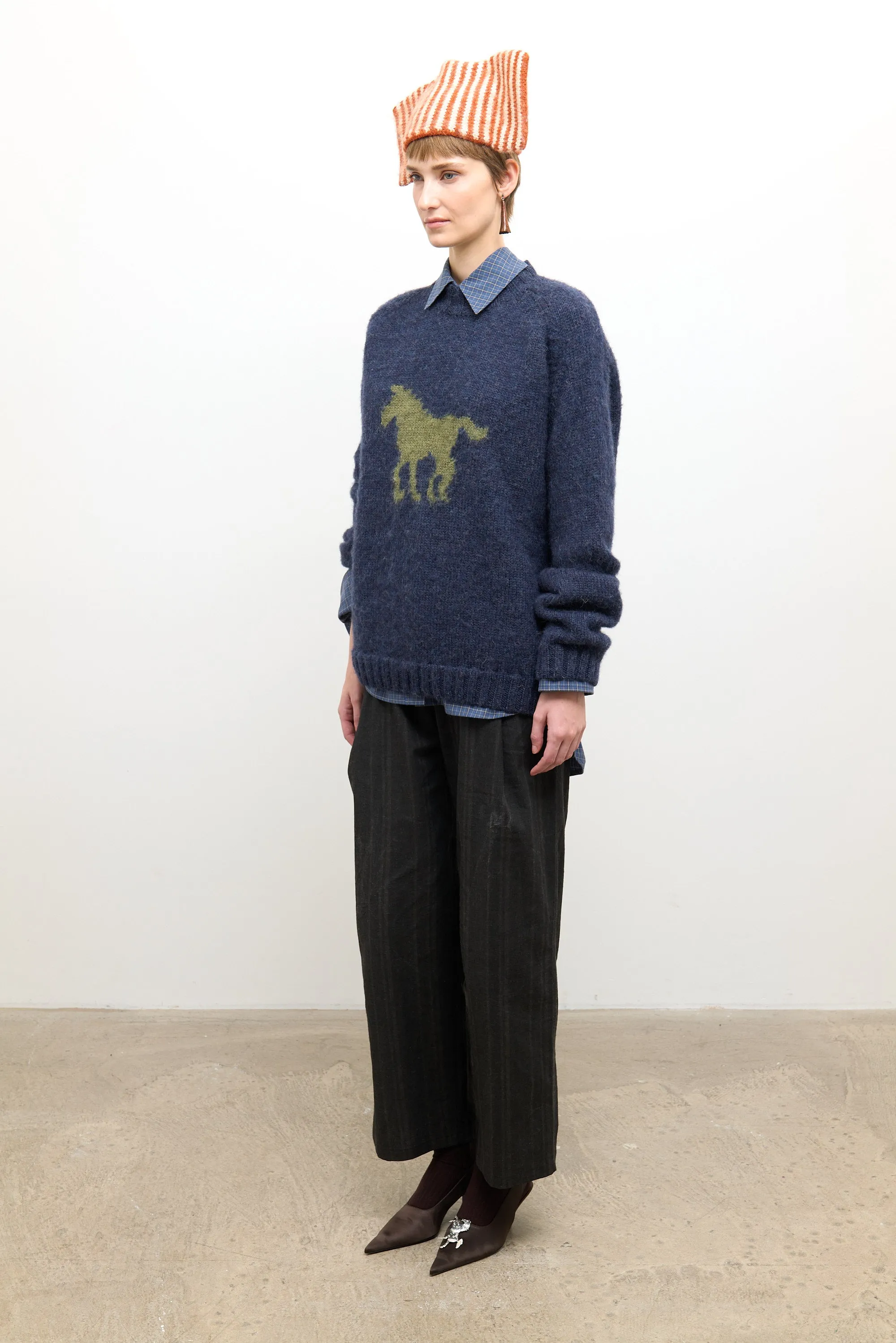 Horse Jumper - Denim/Apple Wool sold by Cawley product image thumbnail 2