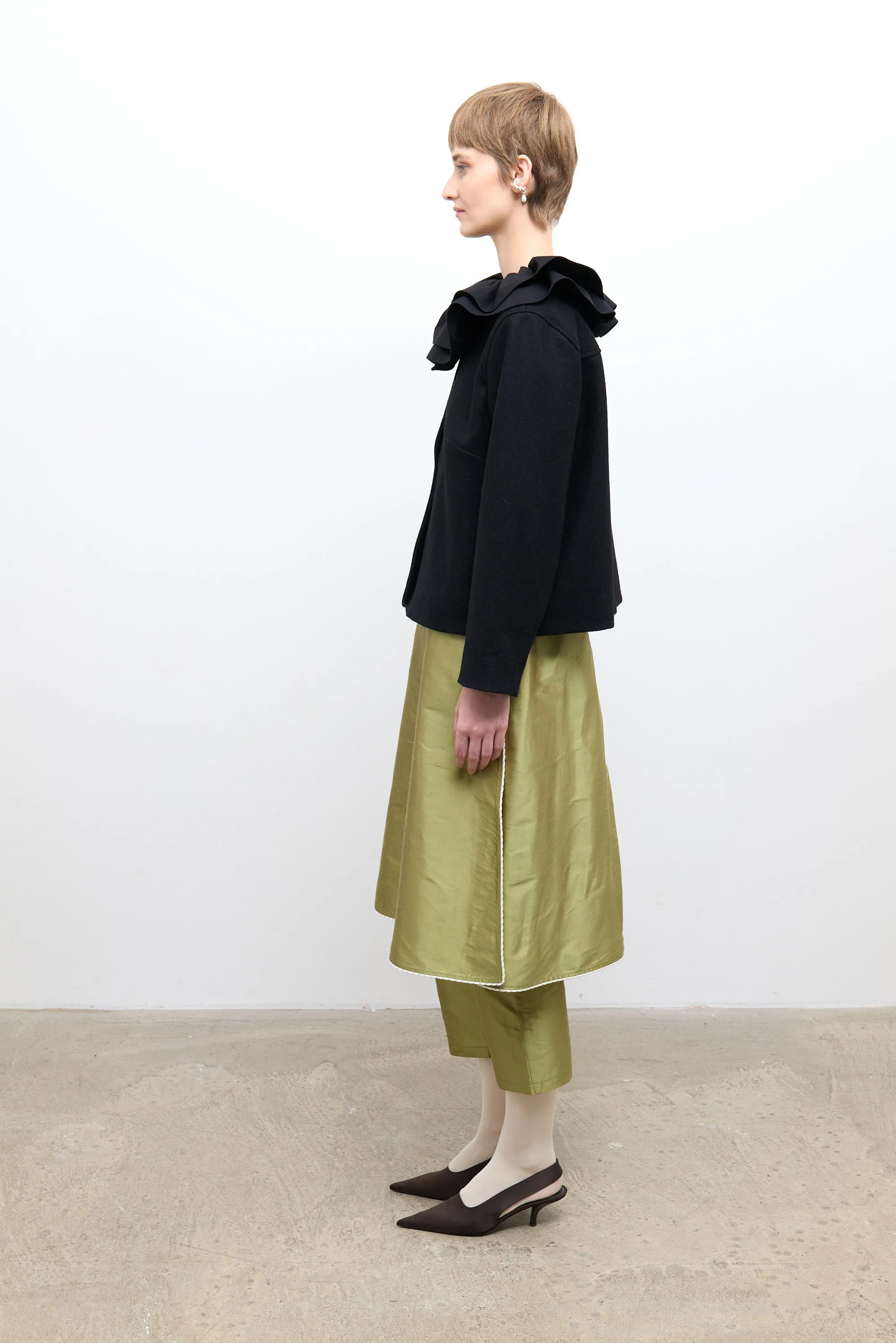 Rowan Jacket - Black Wool sold by Cawley product image thumbnail 3