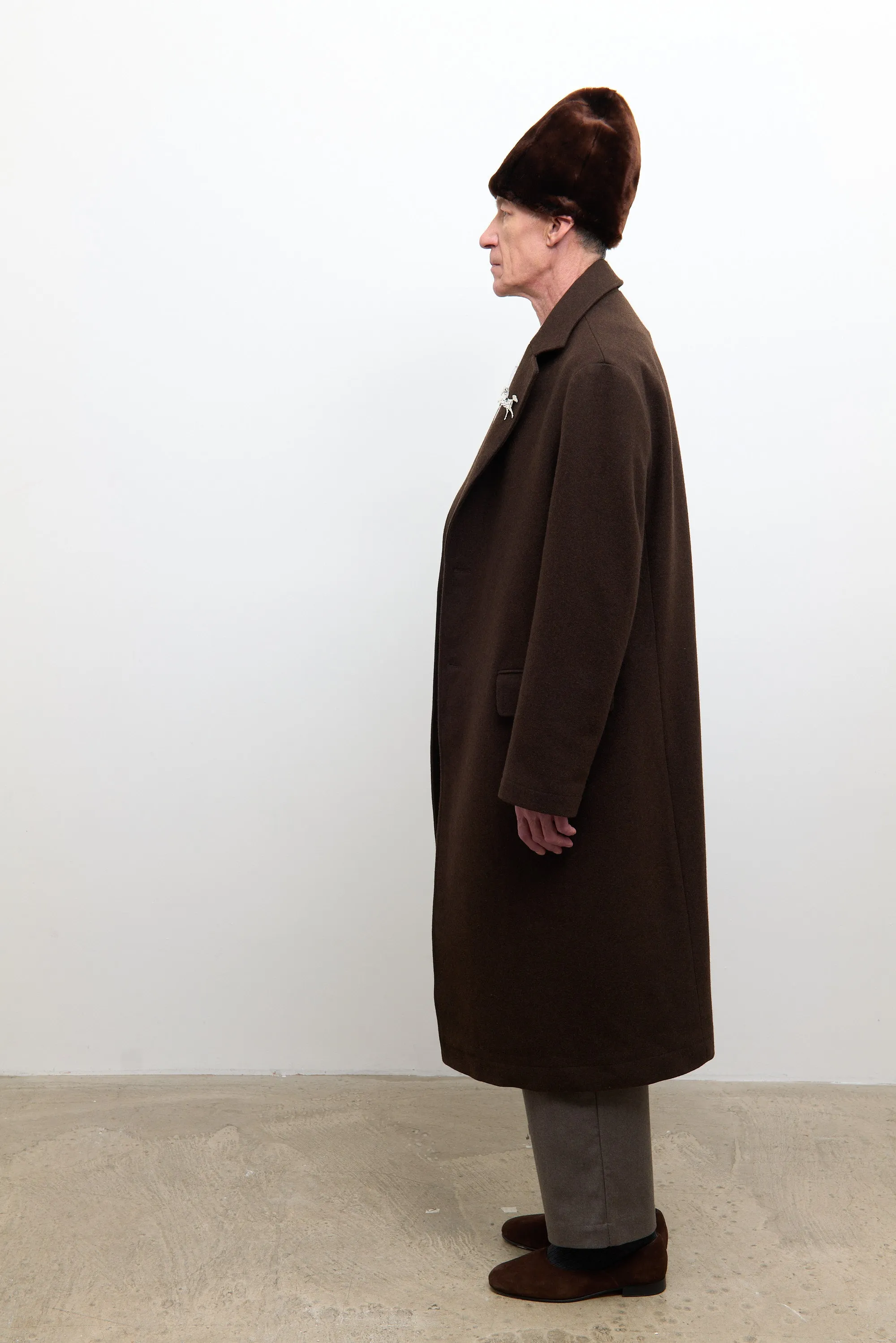 Mens Morris Coat - Clove Wool sold by Cawley product image thumbnail 3