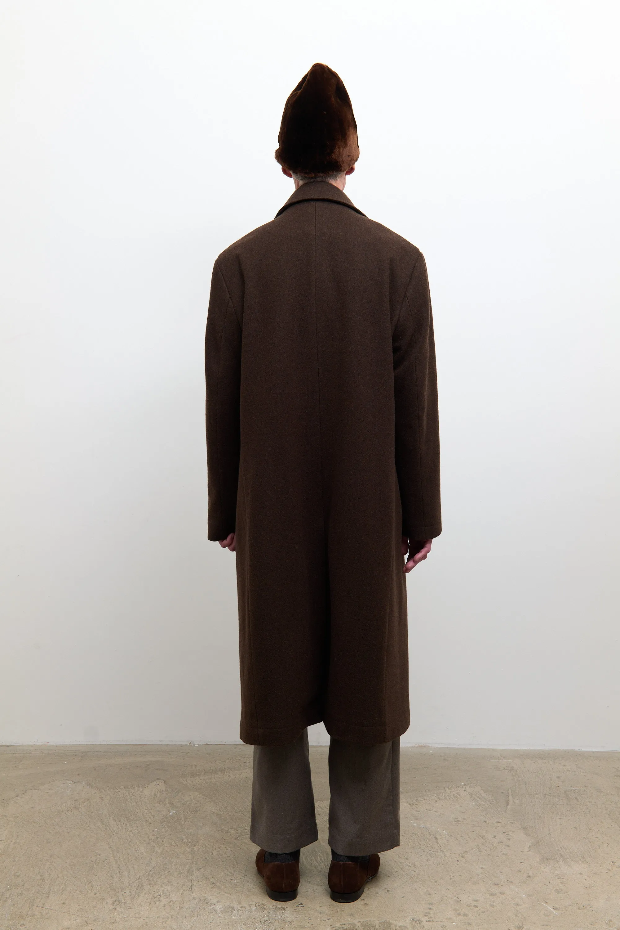 Mens Morris Coat - Clove Wool sold by Cawley product image thumbnail 4