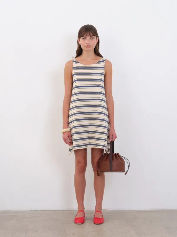 Cotton Striped Knit Thea Dress made by Cawley