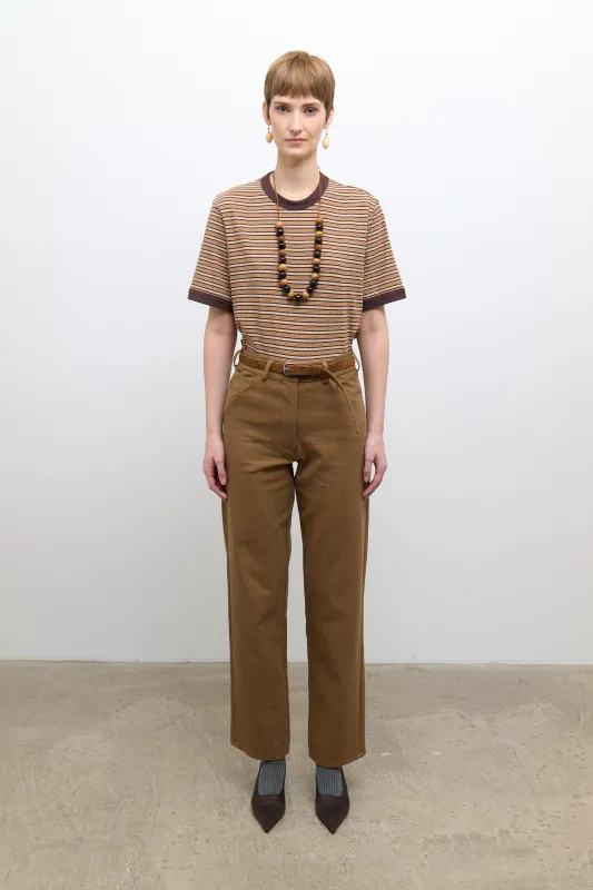 Gabi Trouser - Caramel made by Cawley