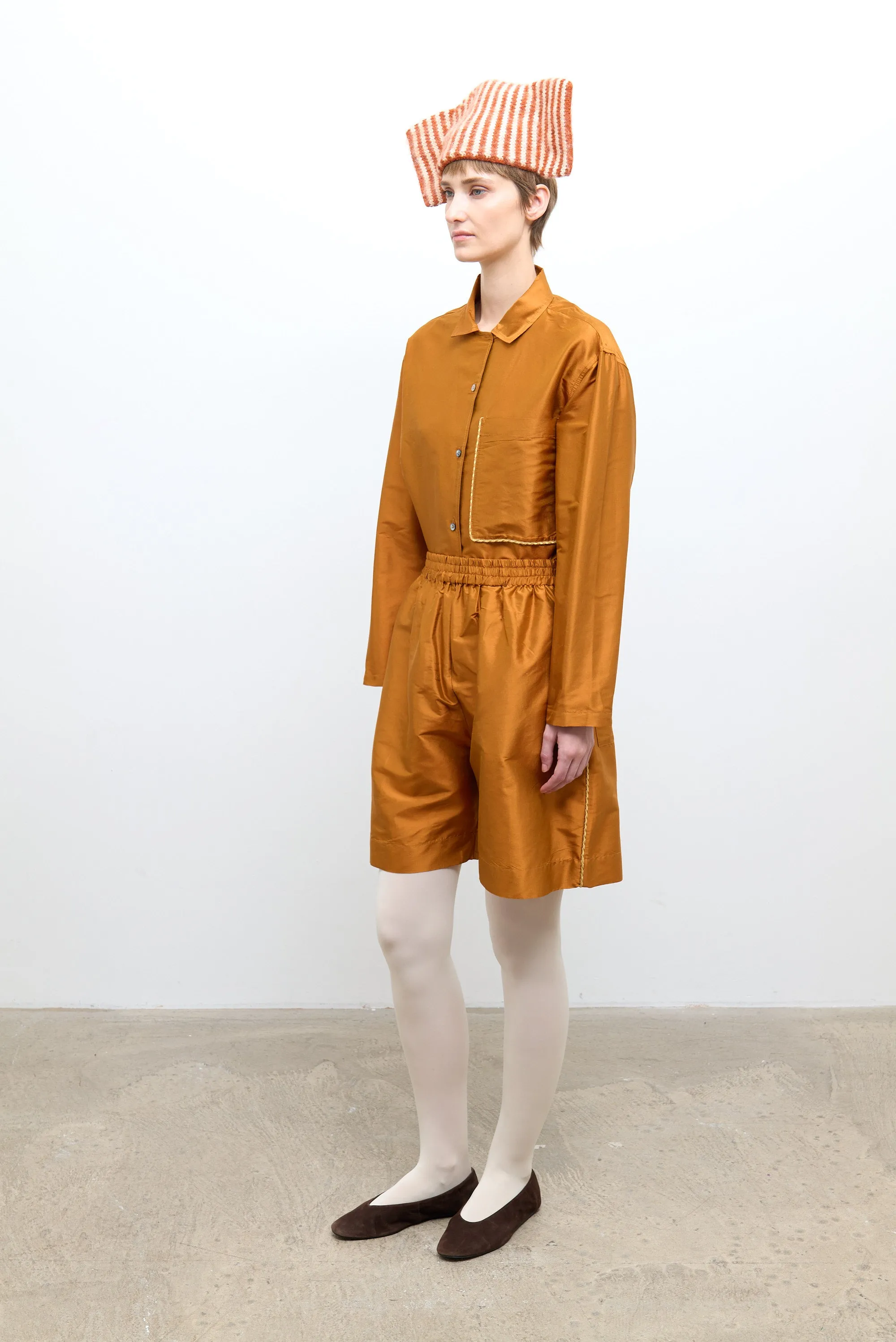 Hilda Short with Trim - Sienna sold by Cawley product image thumbnail 2