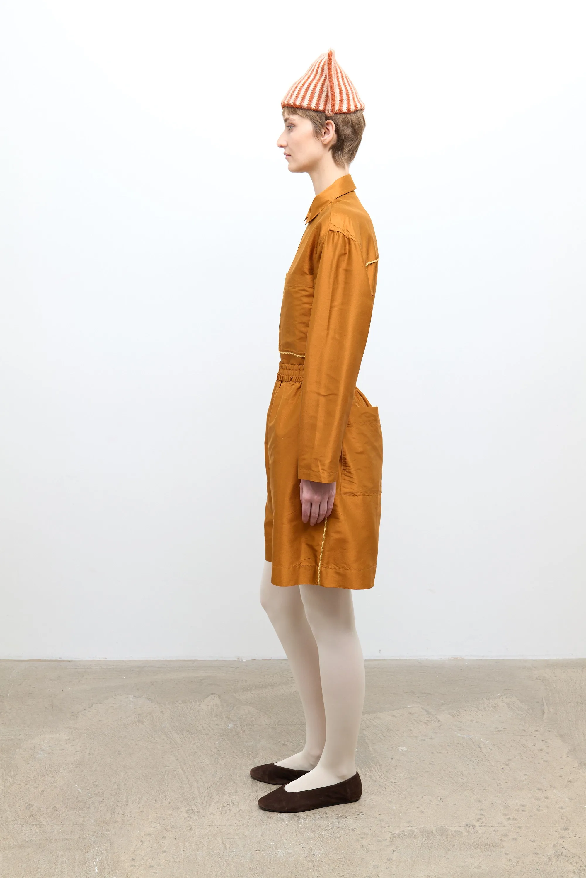Hilda Short with Trim - Sienna sold by Cawley product image thumbnail 3