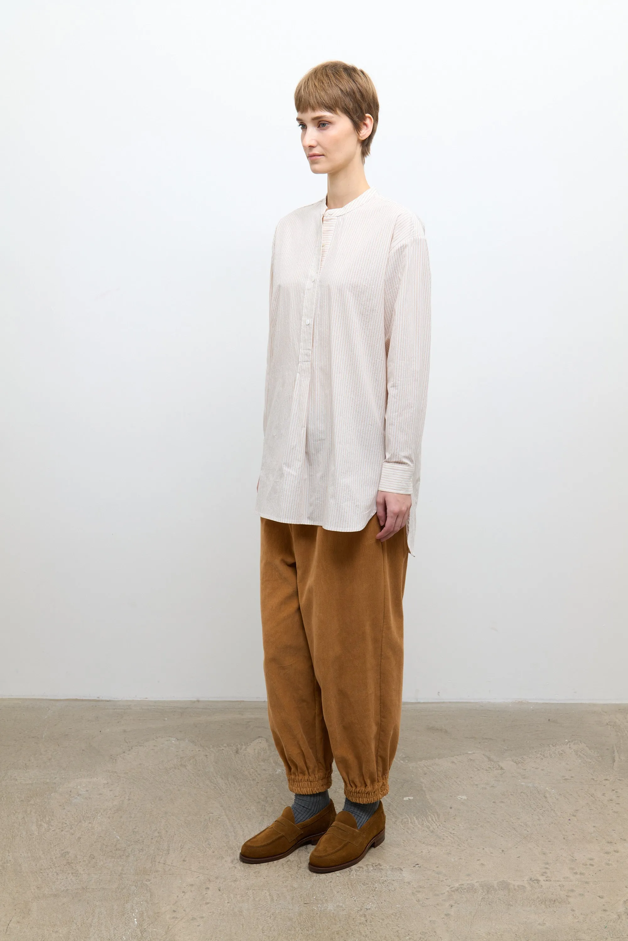 Ines Shirt - Sandstone/Ecru Stripe sold by Cawley product image thumbnail 2