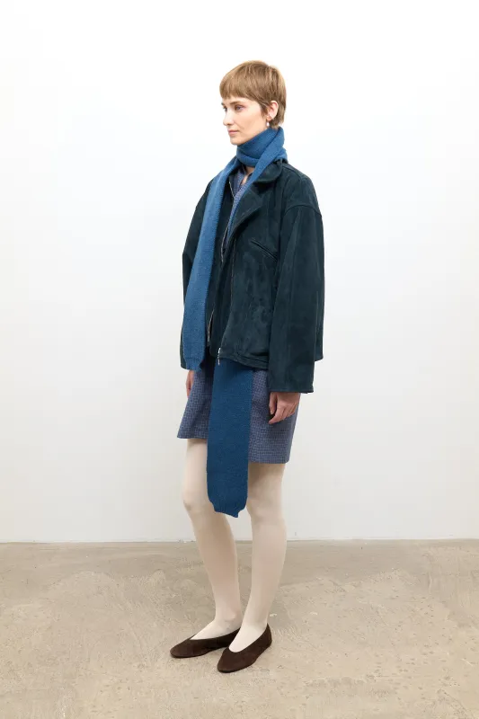 Flying Jacket - Midnight Suede made by Cawley