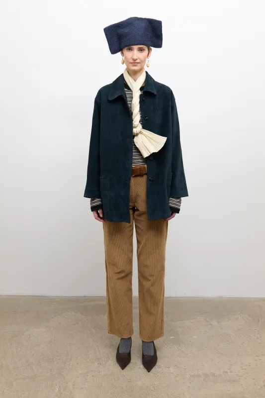 Quinn Jacket - Midnight Suede made by Cawley