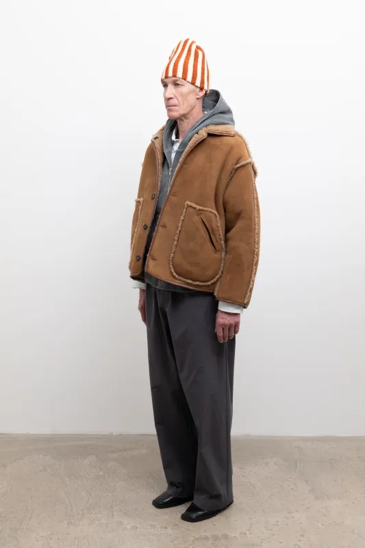 Seam-Out Ronny Jacket - Tan made by Cawley