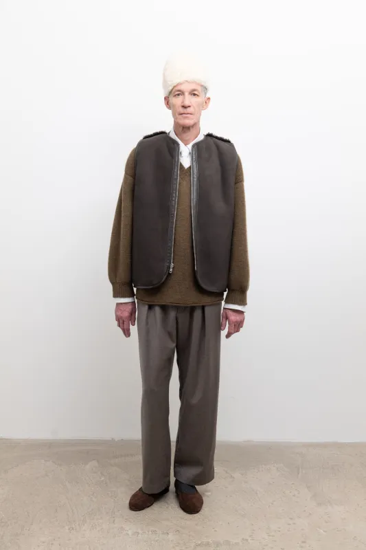 Seam-Out River Vest - Chocolate made by Cawley