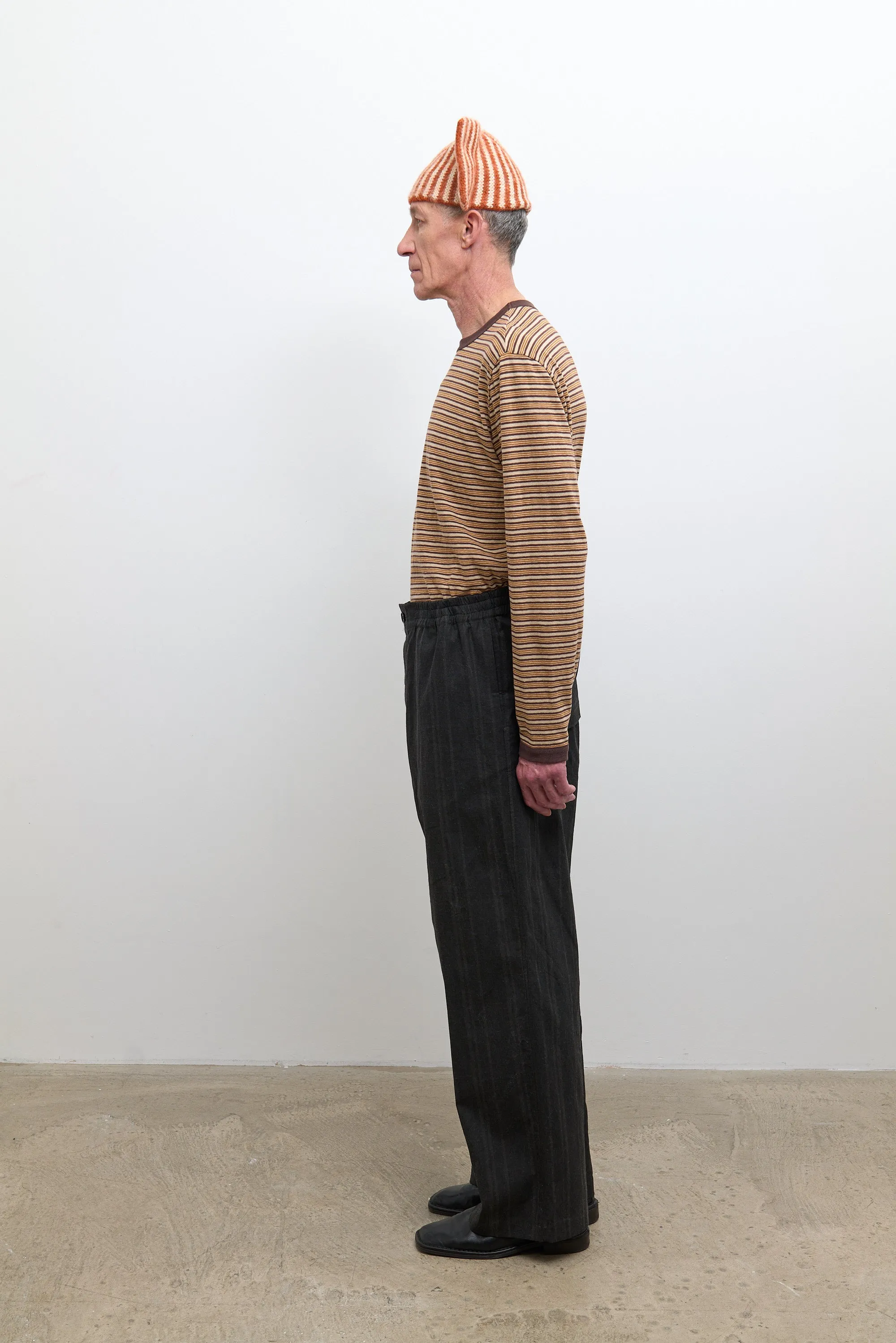 Theo Trouser - Washed Black Stripe sold by Cawley product image thumbnail 3