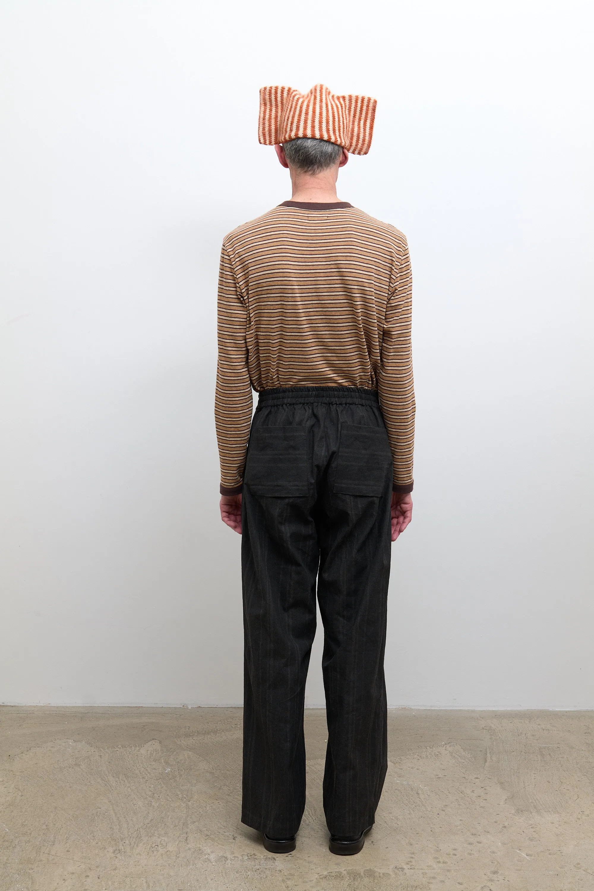 Theo Trouser - Washed Black Stripe sold by Cawley product image thumbnail 4