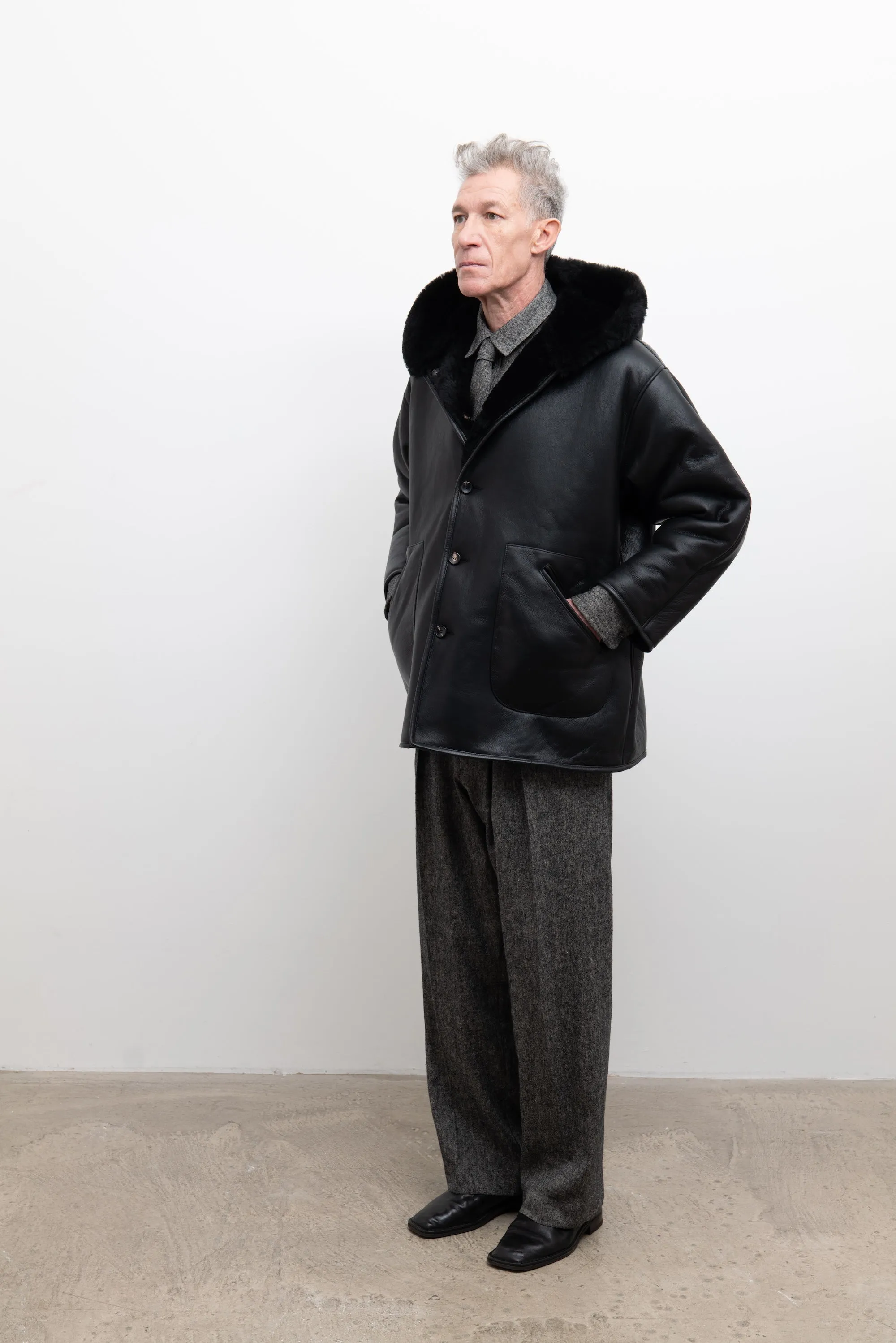Hooded Ronny Jacket - Black sold by Cawley