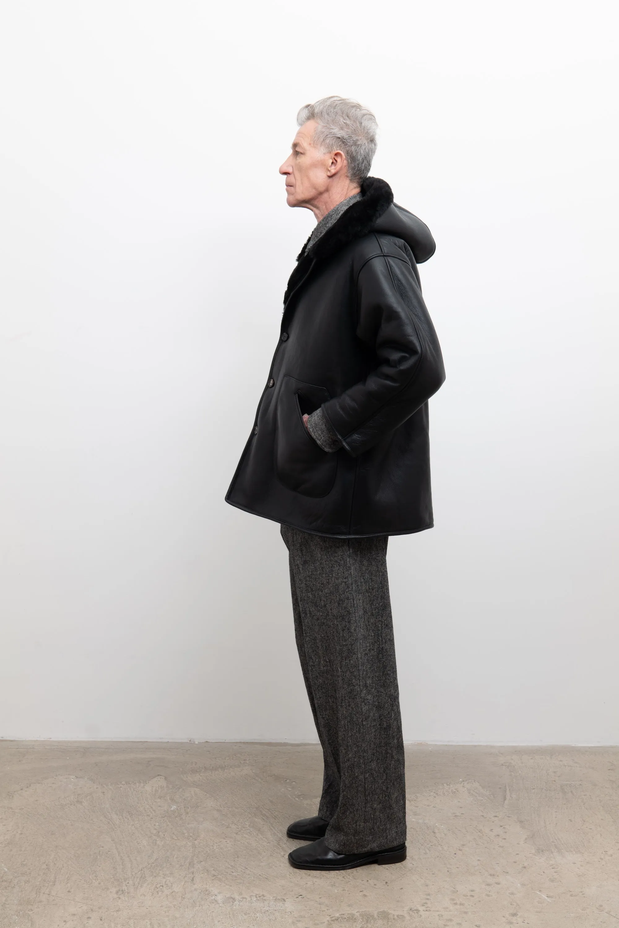 Hooded Ronny Jacket - Black sold by Cawley product image thumbnail 2
