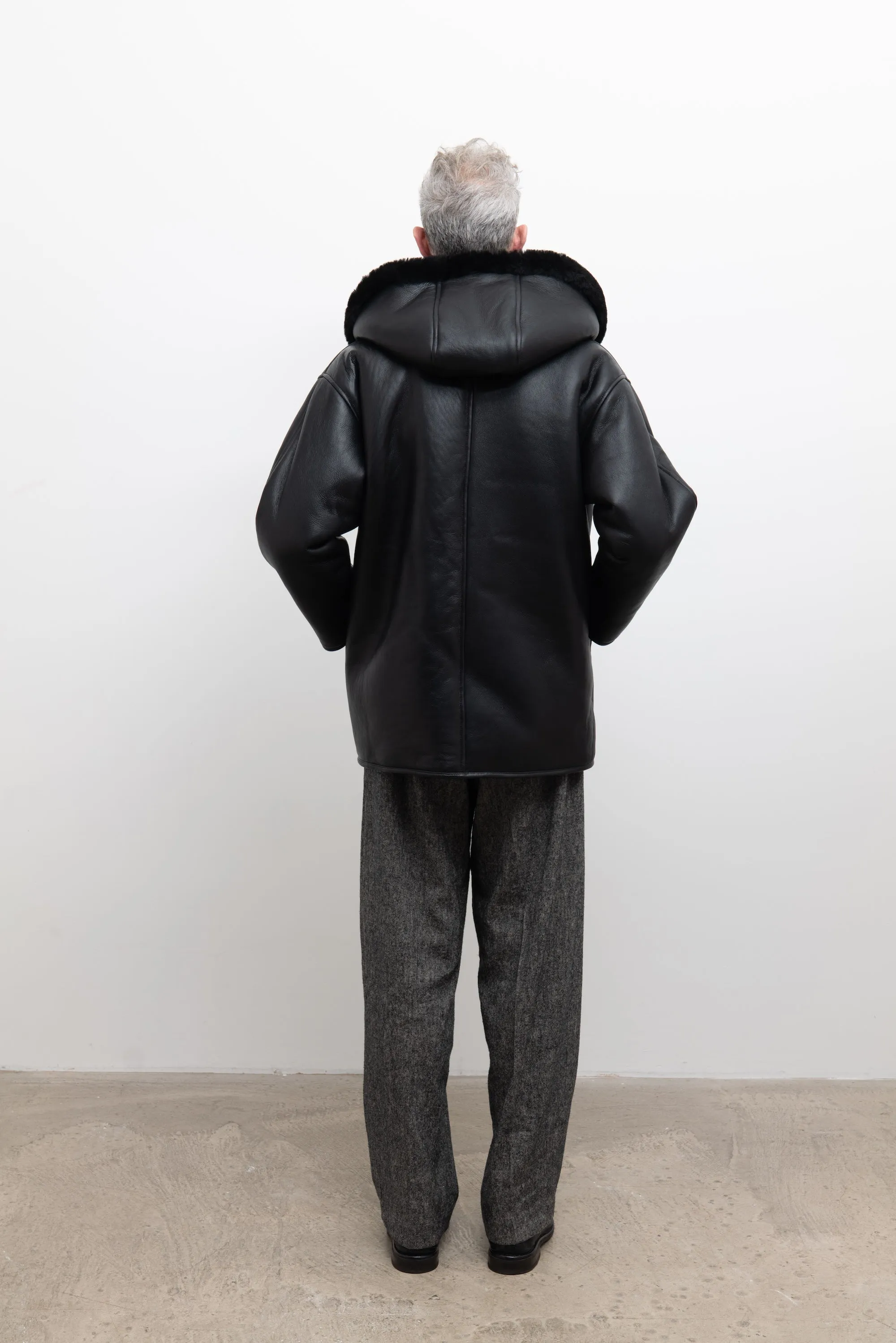 Hooded Ronny Jacket - Black sold by Cawley product image thumbnail 3