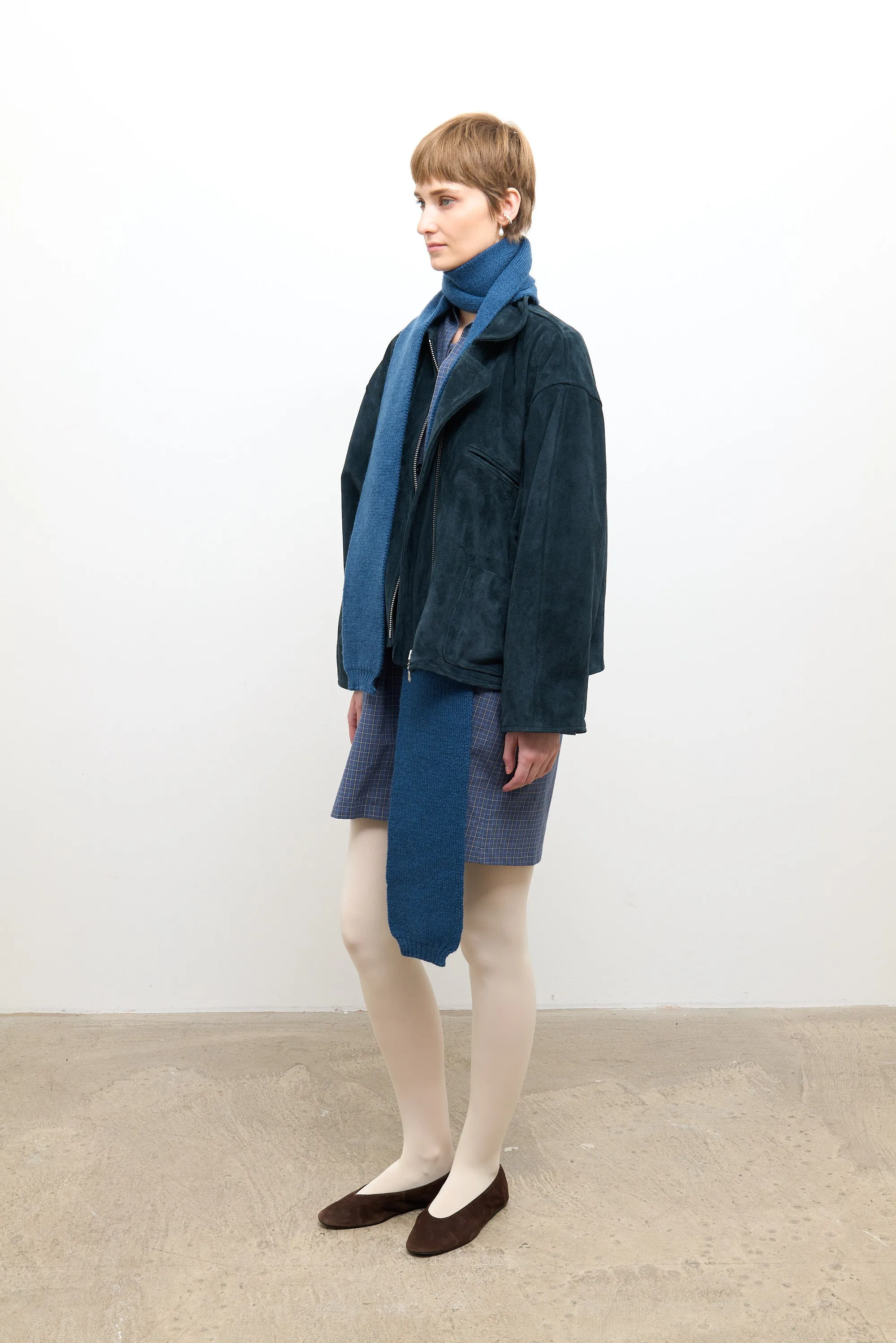 Flying Jacket - Midnight Suede sold by Cawley