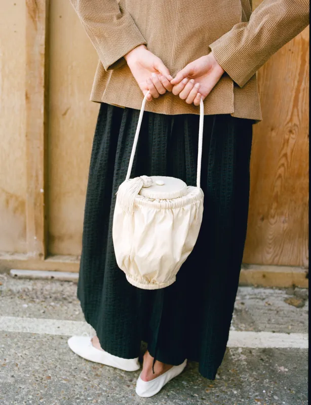 Aisle Bag - Ivory Silk made by Cawley