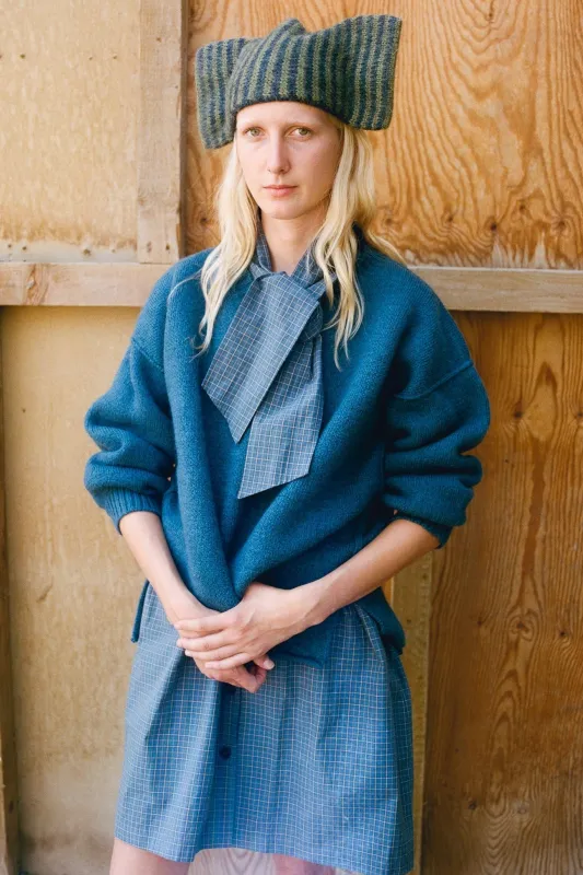 Cindy Crew Neck Jumper made by Cawley