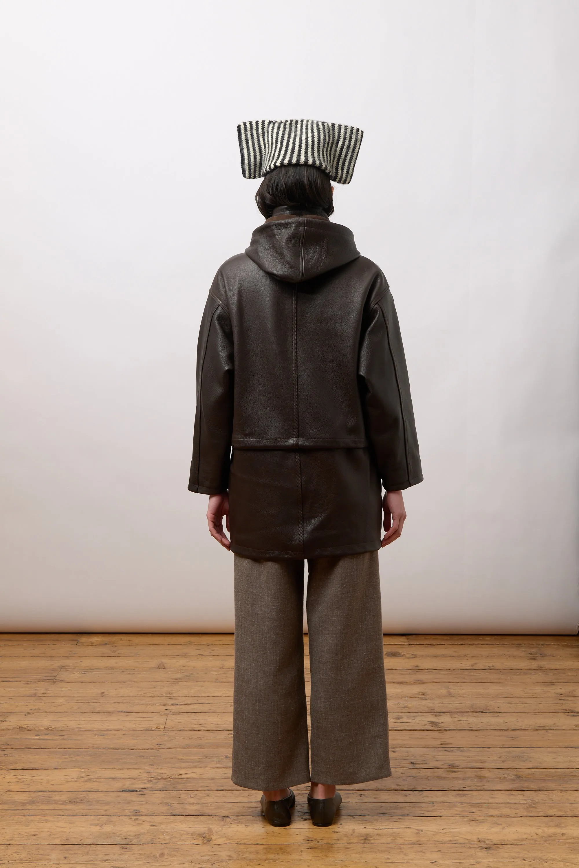 Josie Parka - Brown Leather sold by Cawley product image thumbnail 4