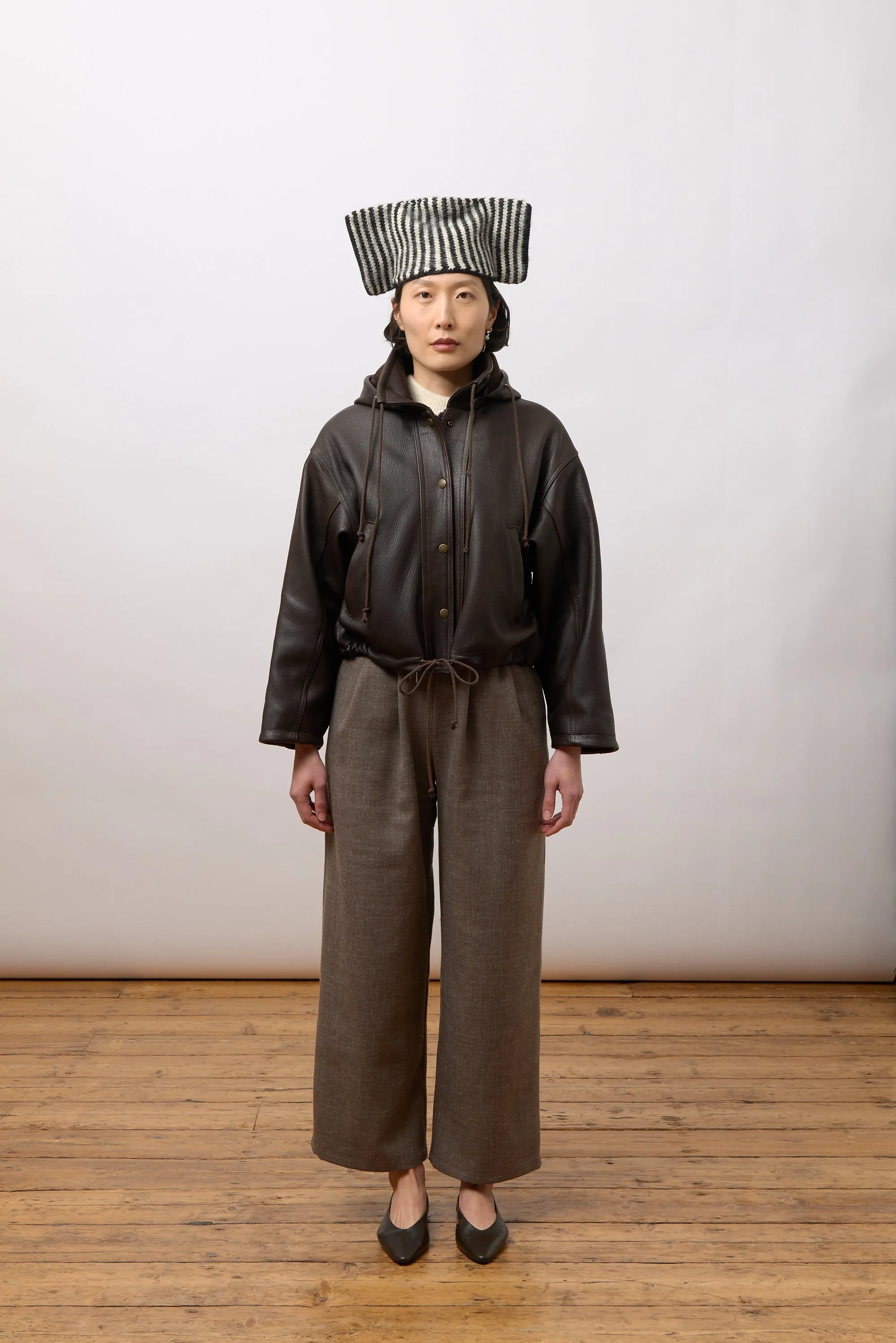 Josie Parka - Brown Leather sold by Cawley product image thumbnail 5