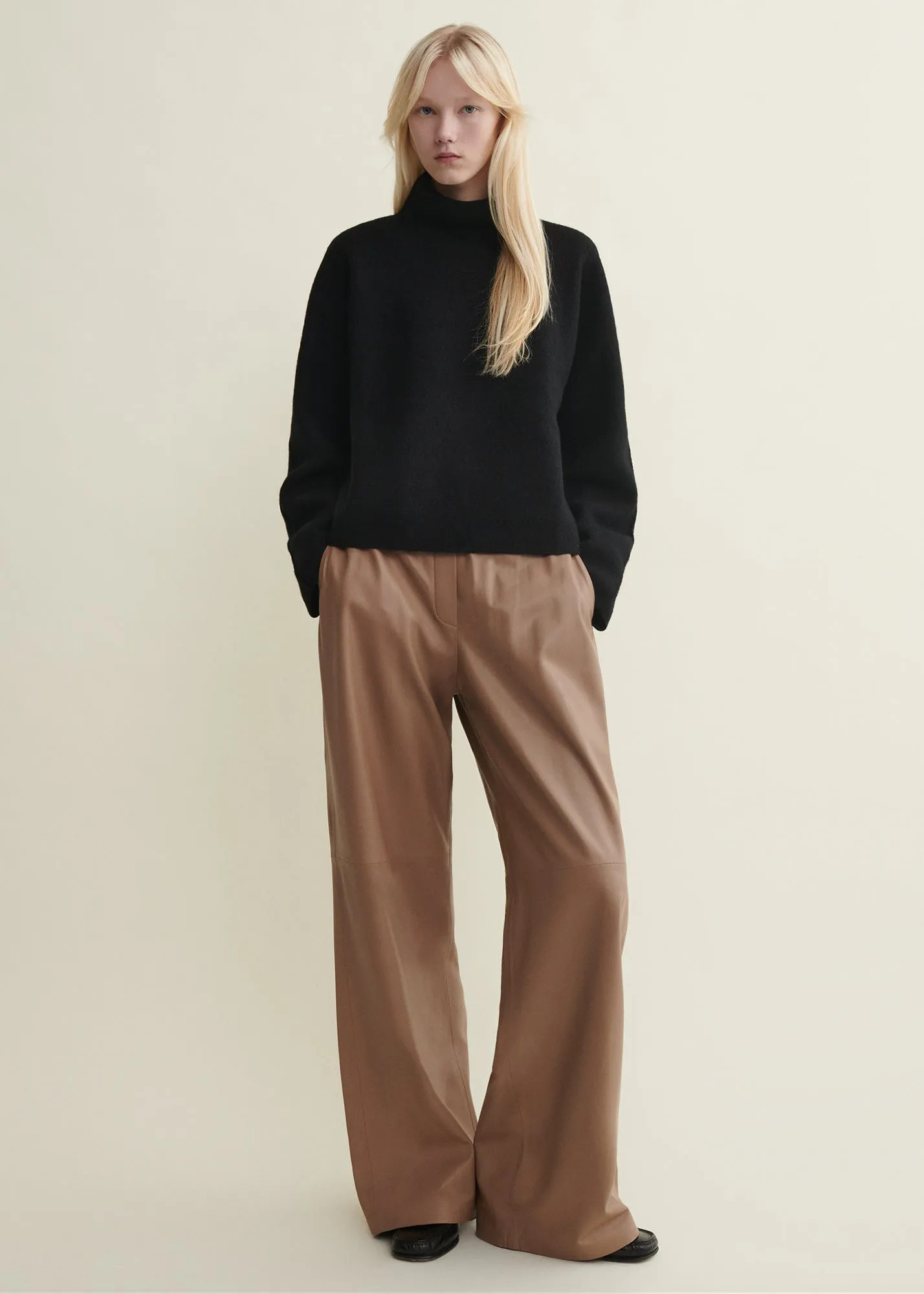 SOLIA | Leather Trousers sold by ARMA