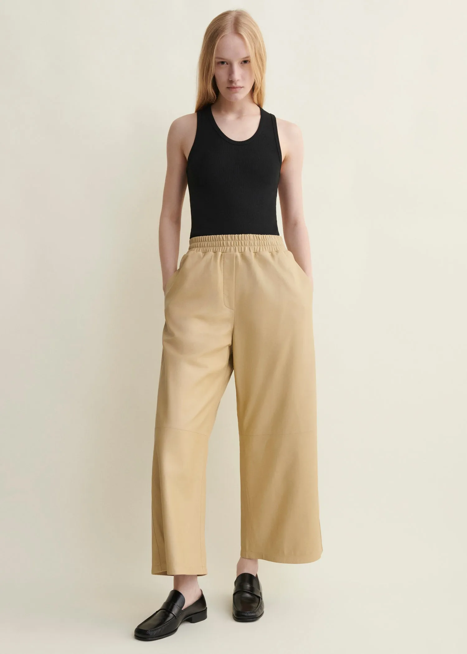 ELIZABETH | Leather Culotte sold by ARMA