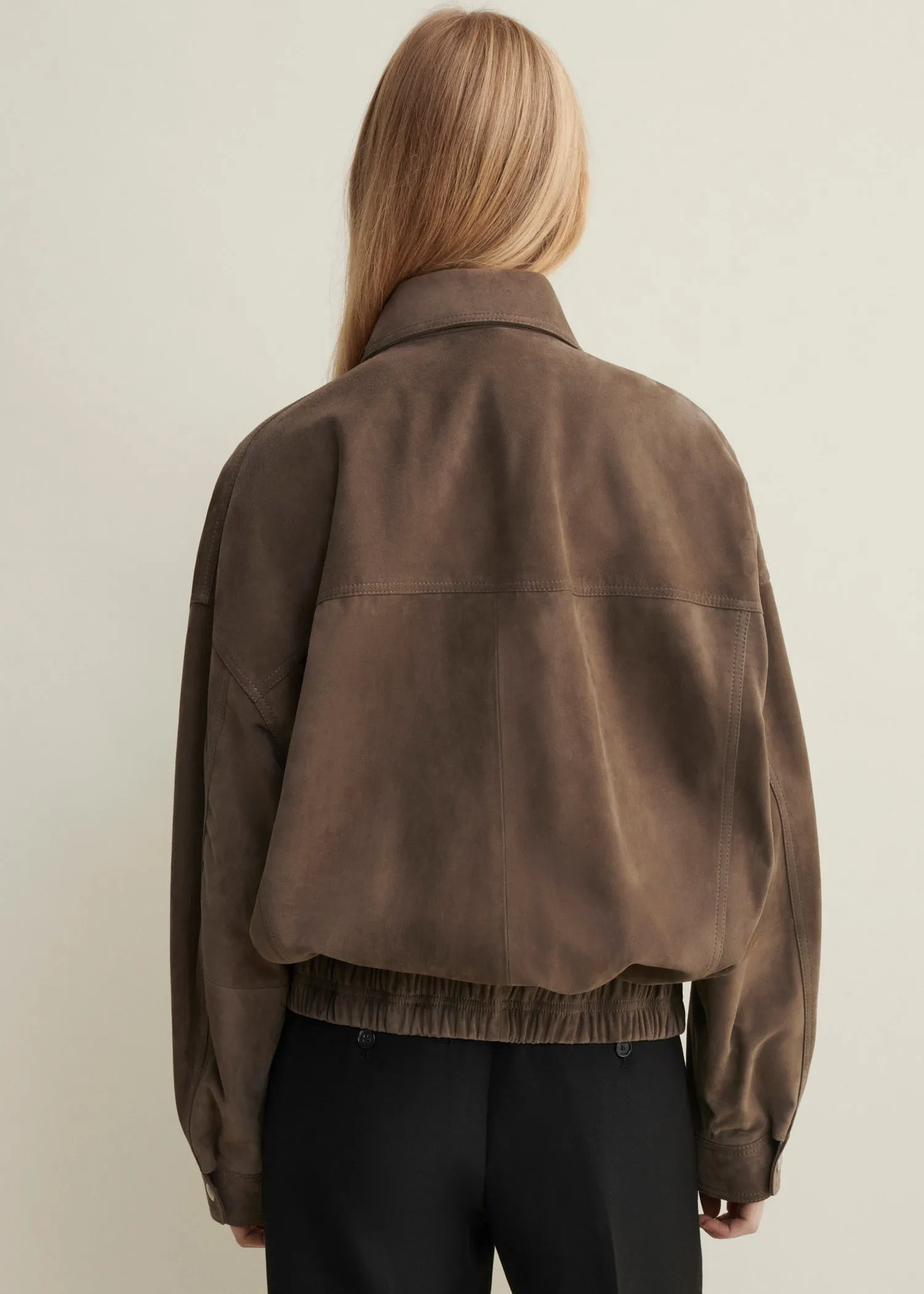 FREDERICA | Suede Bomber Jacket sold by ARMA product image thumbnail 4