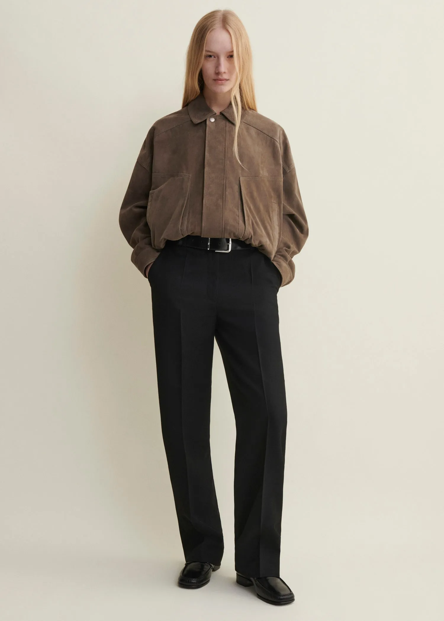 FREDERICA | Suede Bomber Jacket sold by ARMA product image thumbnail 2