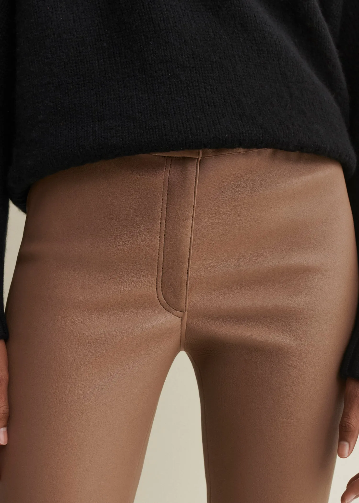 LIVELY | Leather Kick-Flare Legging sold by ARMA product image thumbnail 3