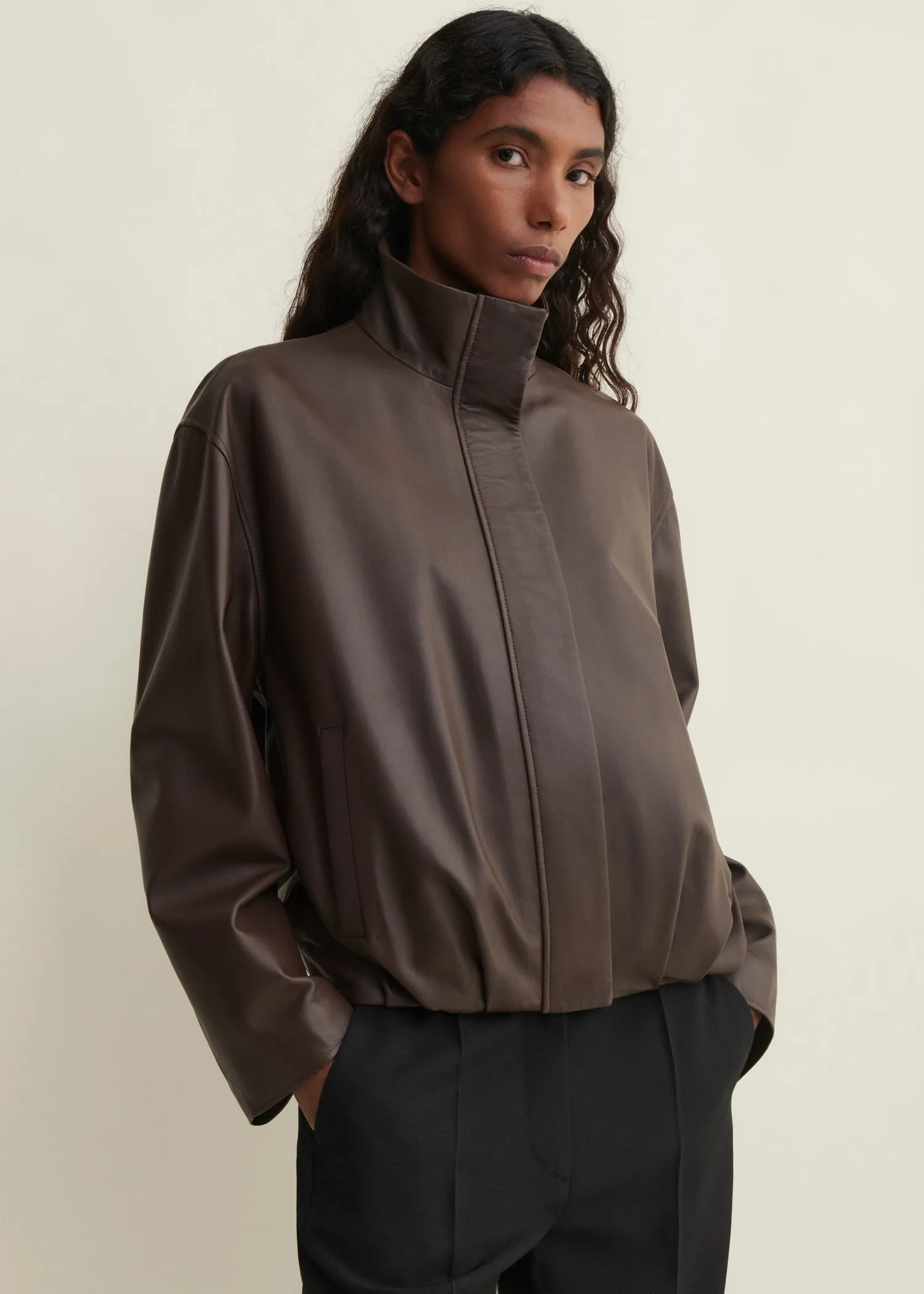 DAHILA | Leather Jacket sold by ARMA