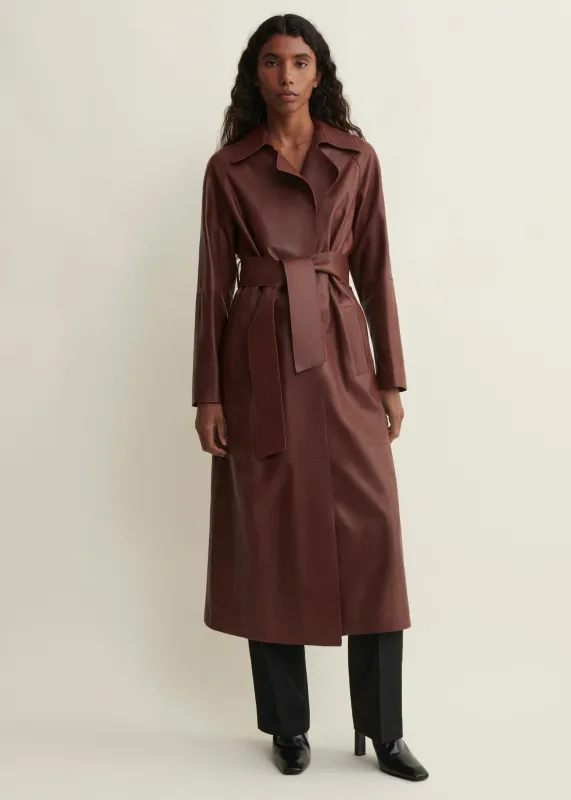 YAVA | Leather Coat sold by ARMA