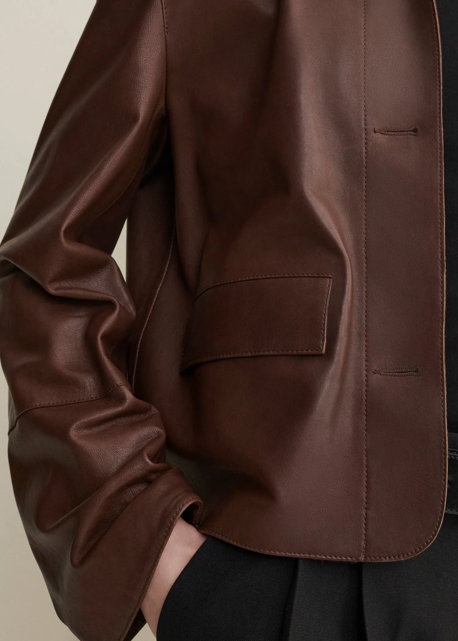 FEM | Vintage Leather Jacket sold by ARMA product image thumbnail 3