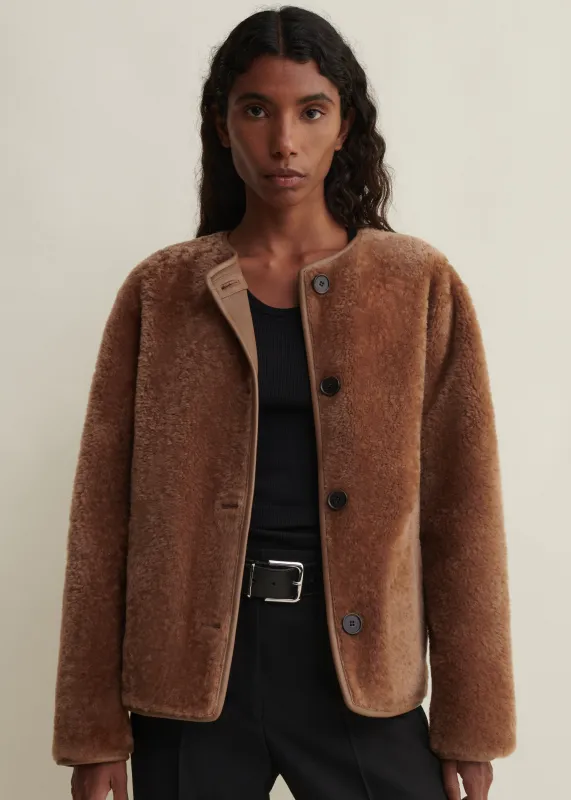 LUCINE | Reversible Shearling Jacket sold by ARMA