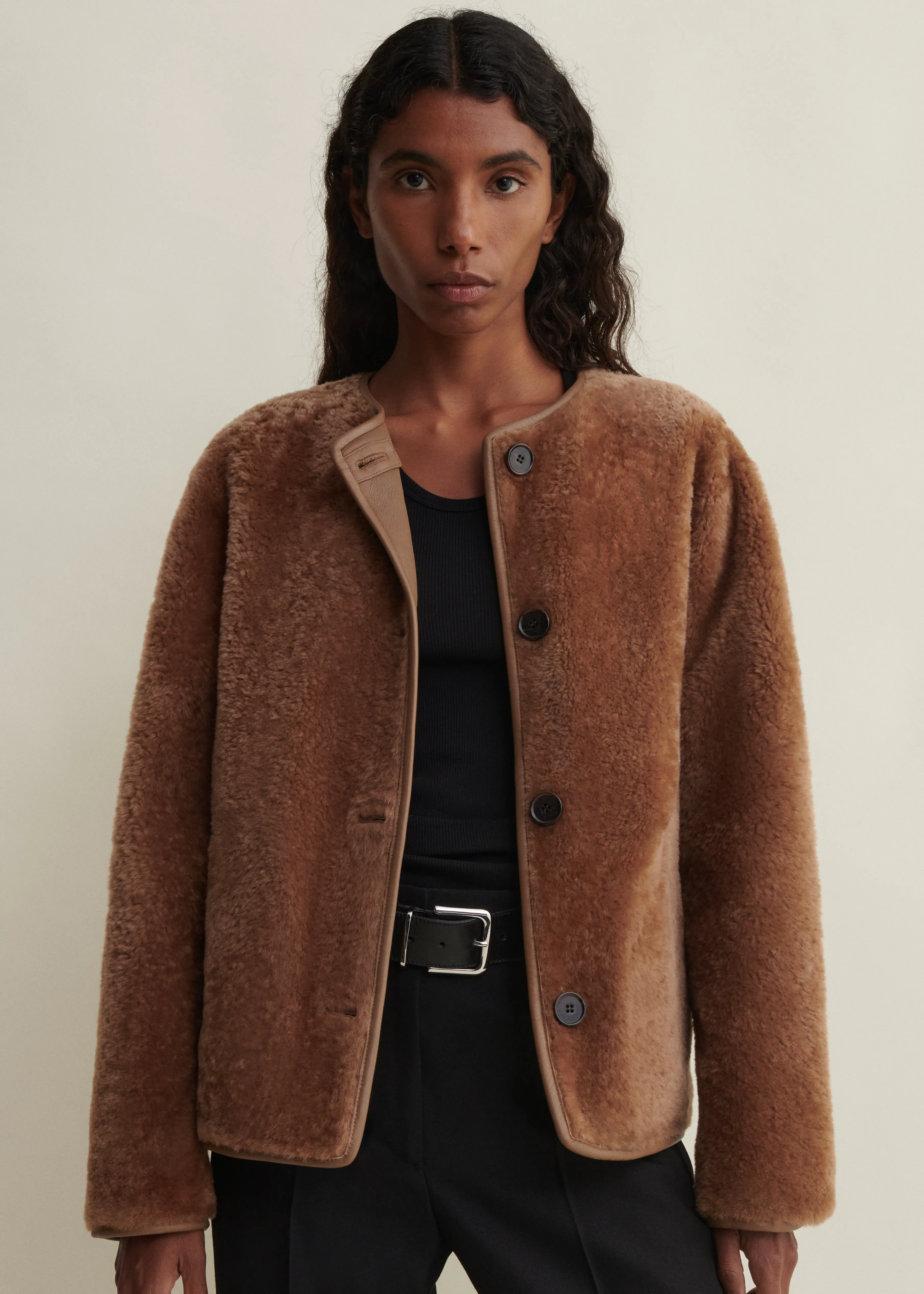 LUCINE | Reversible Shearling Jacket sold by ARMA