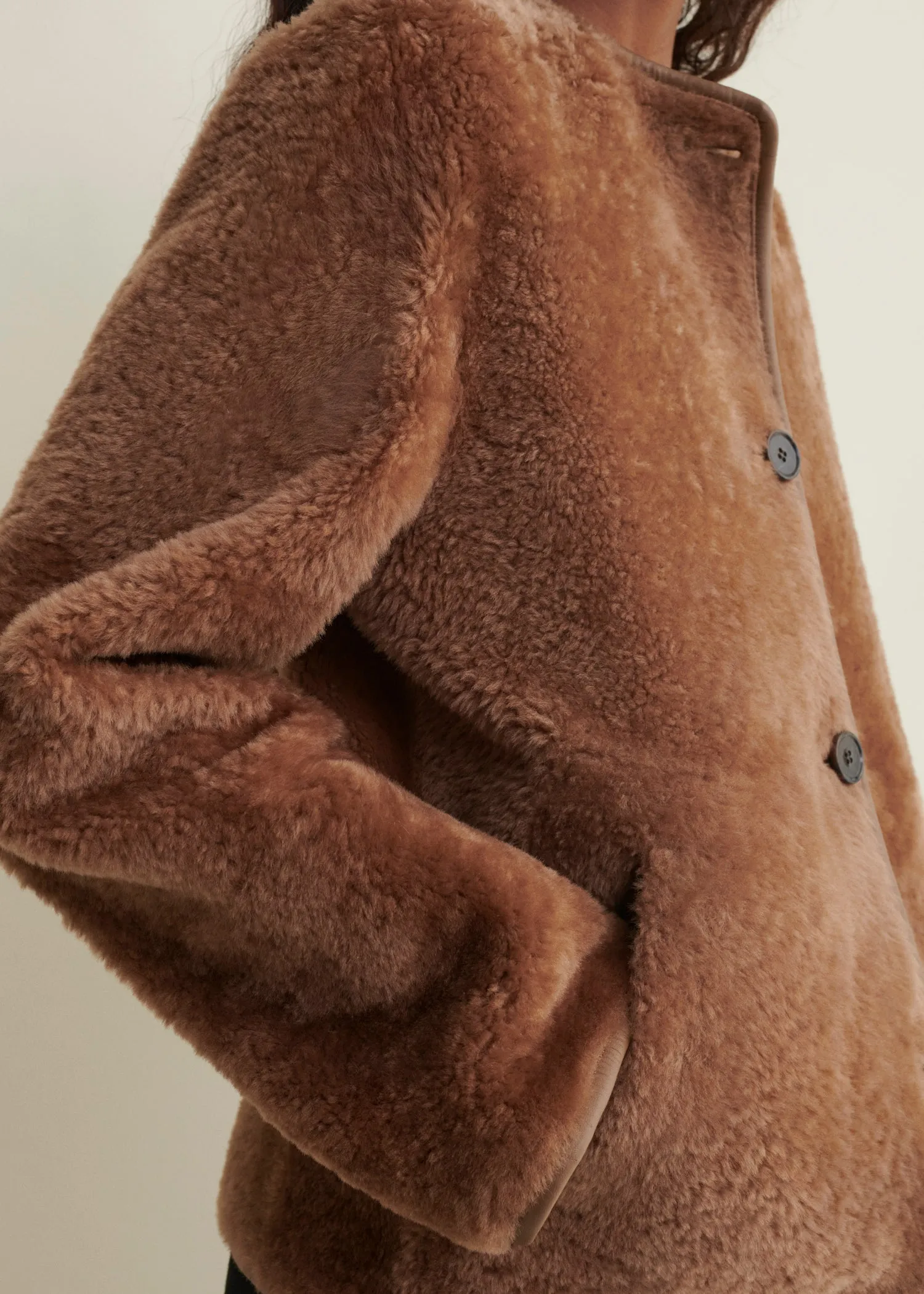 LUCINE | Reversible Shearling Jacket sold by ARMA product image thumbnail 3