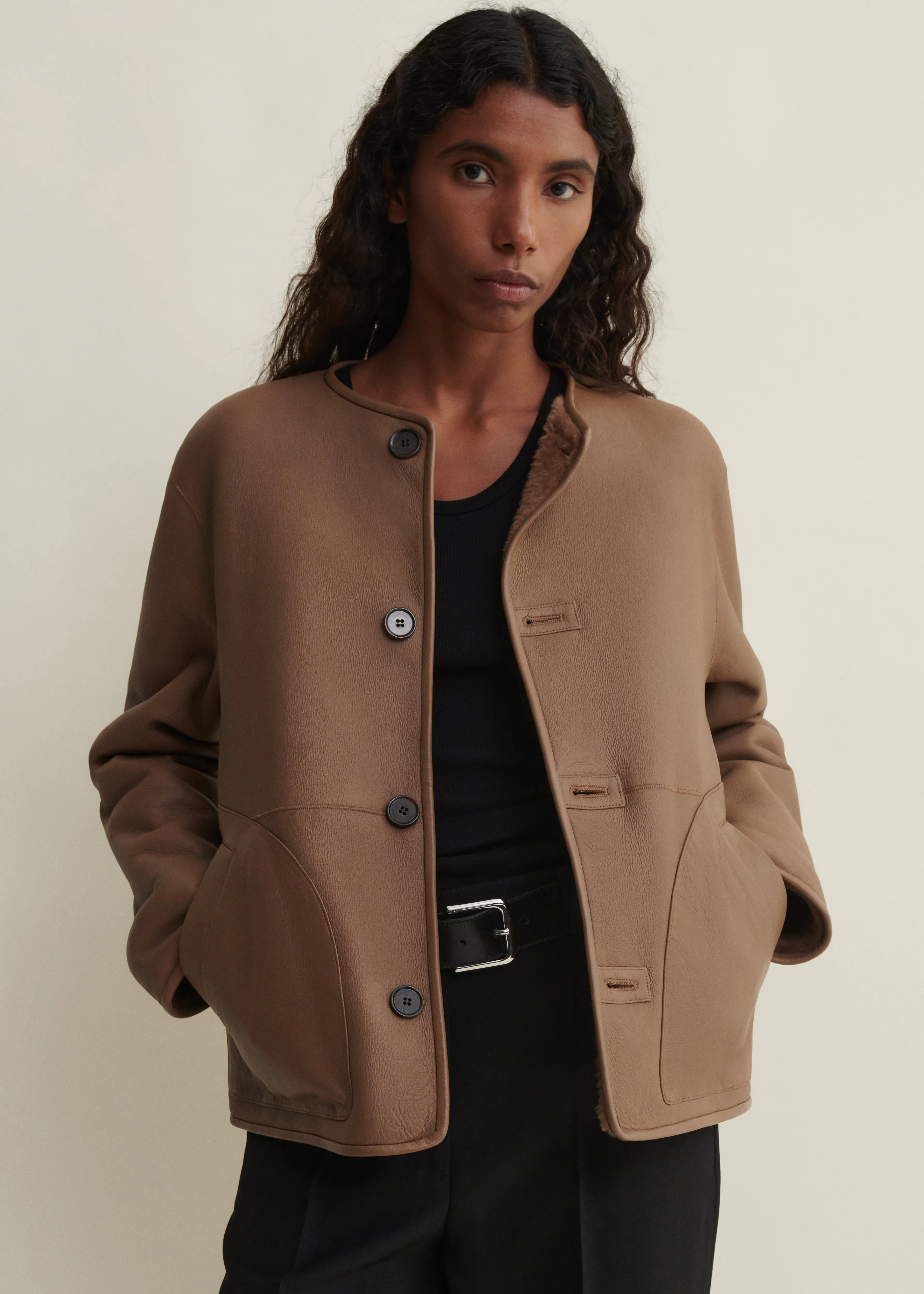 LUCINE | Reversible Shearling Jacket sold by ARMA product image thumbnail 5