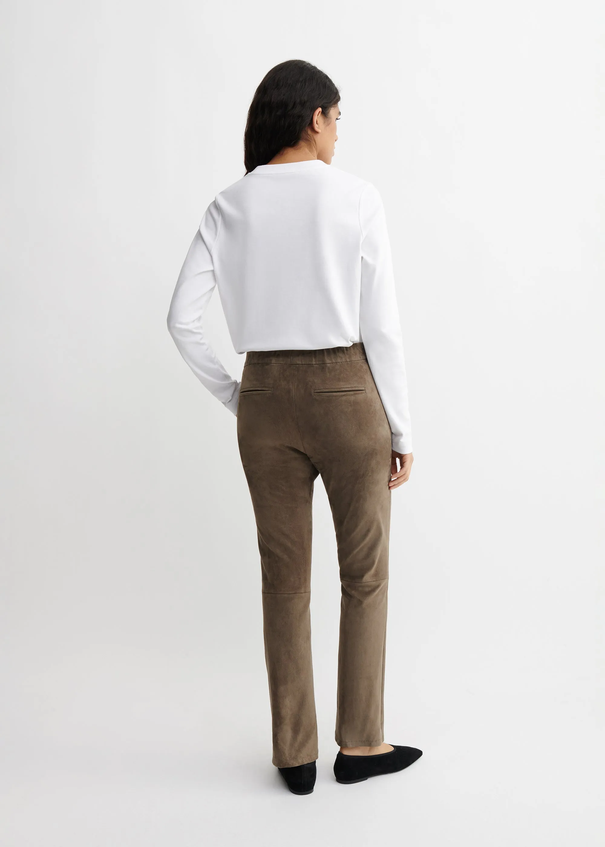 KAMILLA | Suede Trousers sold by ARMA product image thumbnail 5