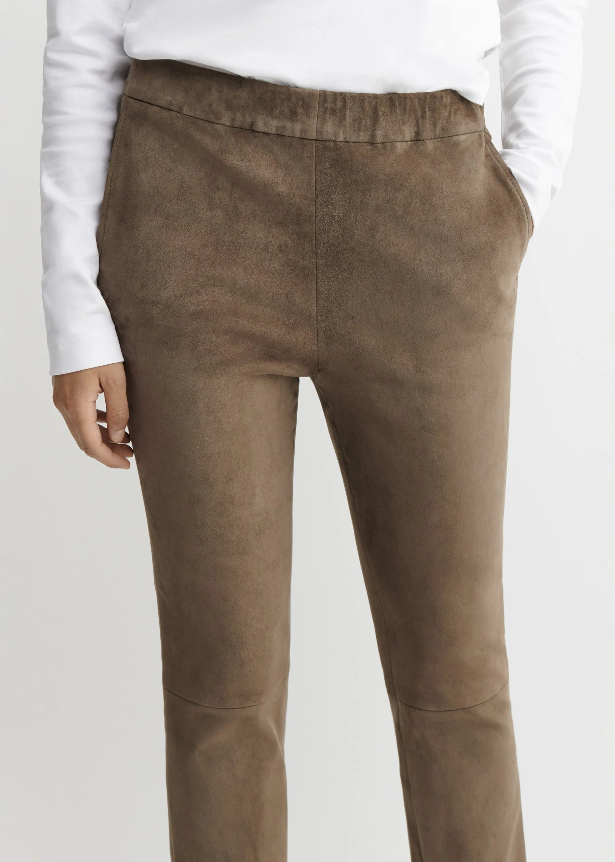 KAMILLA | Suede Trousers sold by ARMA product image thumbnail 3