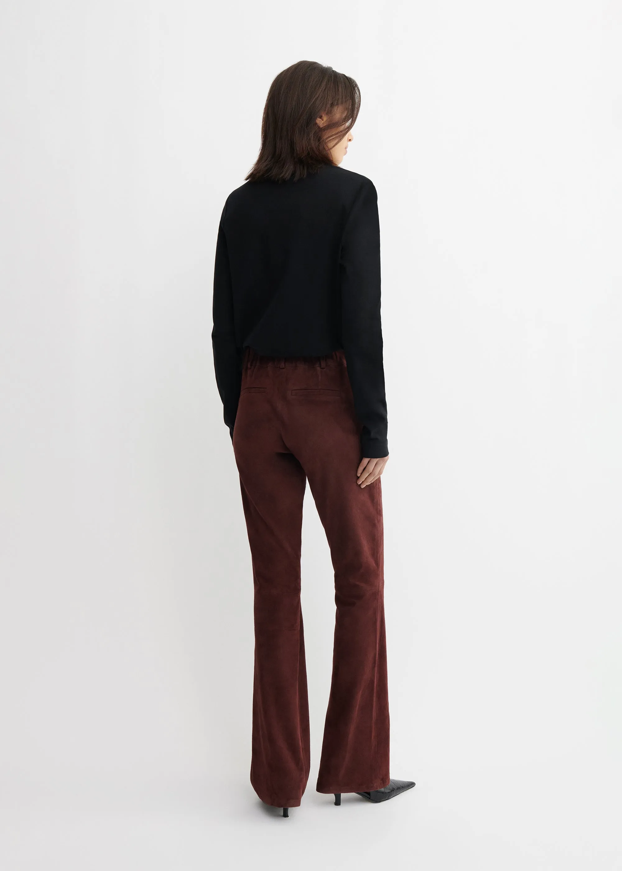 LUCIA | Stretch Suede Trousers sold by ARMA product image thumbnail 5