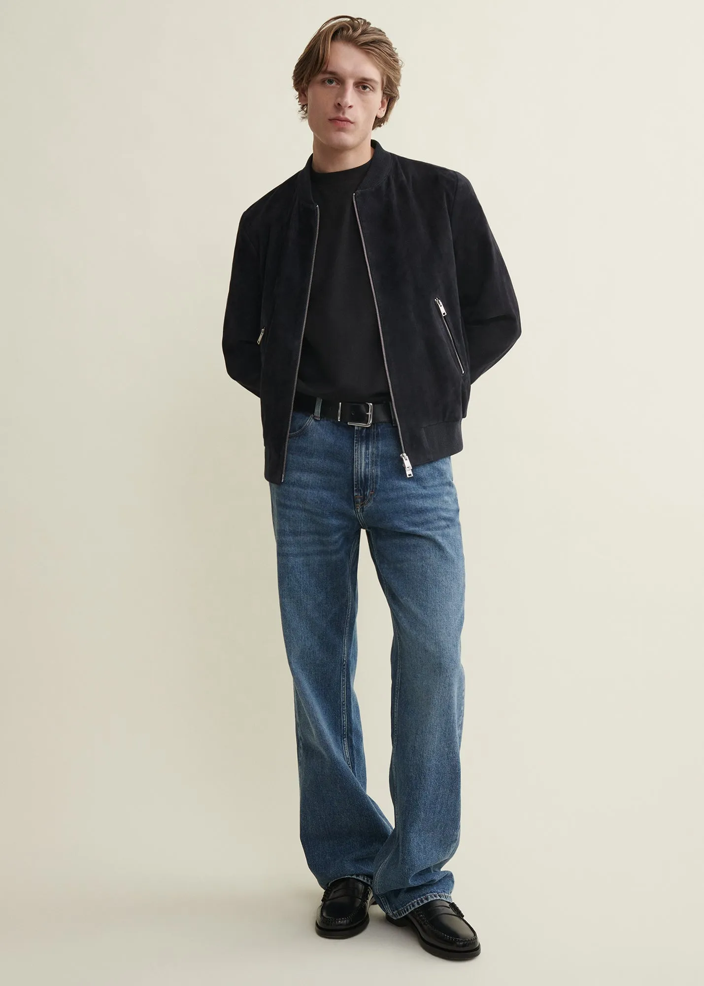 DIDIER | Suede Bomber Jacket sold by ARMA product image thumbnail 3