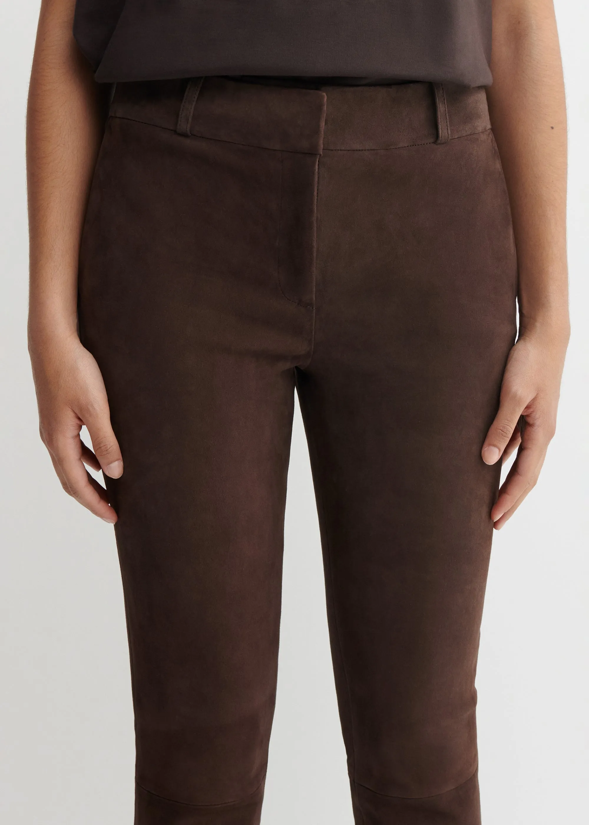 LUCIA | Stretch Suede Trousers sold by ARMA product image thumbnail 3