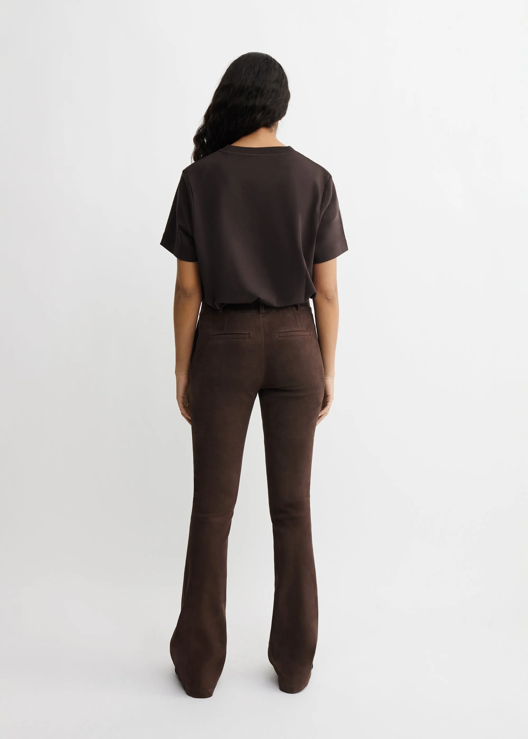 LUCIA | Stretch Suede Trousers sold by ARMA product image thumbnail 5