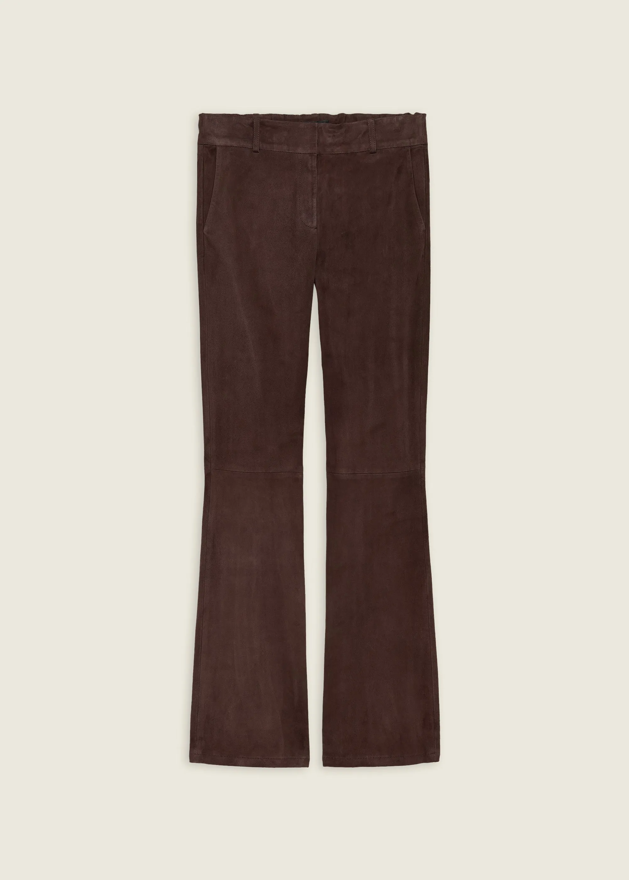LUCIA | Stretch Suede Trousers sold by ARMA