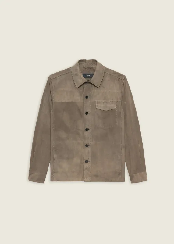 DILLEN | Suede Shirt sold by ARMA
