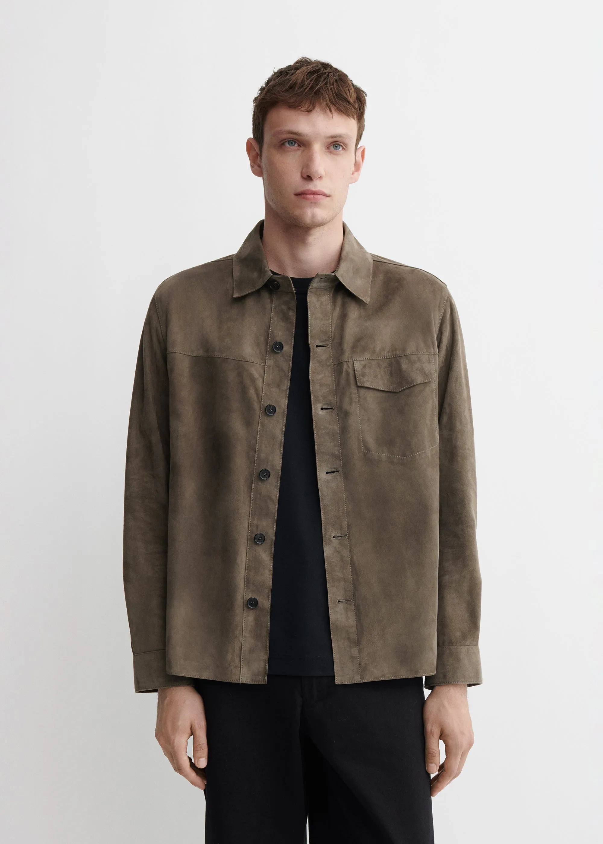 DILLEN | Suede Shirt sold by ARMA product image thumbnail 3