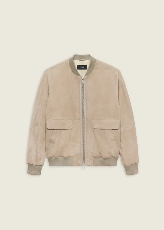 KILLIP | Suede Bomber Jacket sold by ARMA
