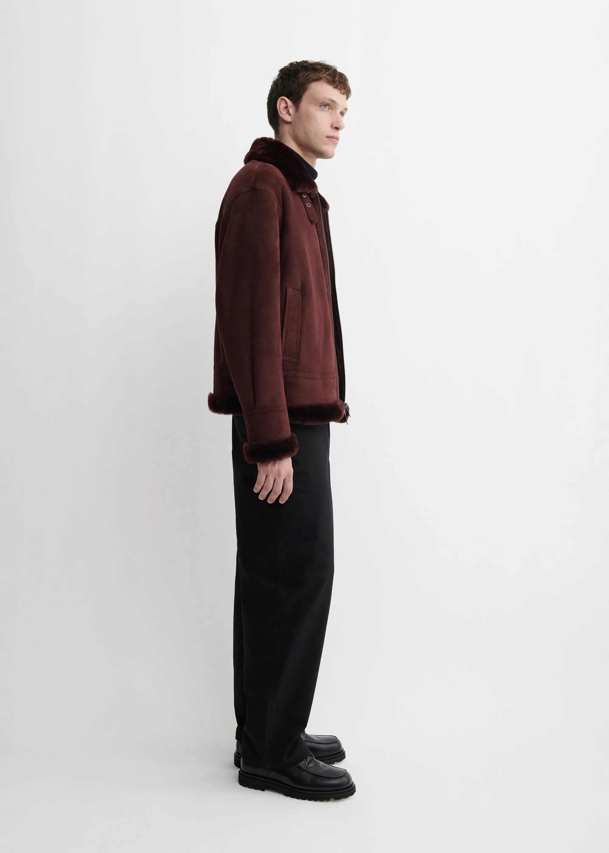 SANO | Shearling Suede Jacket sold by ARMA product image thumbnail 4